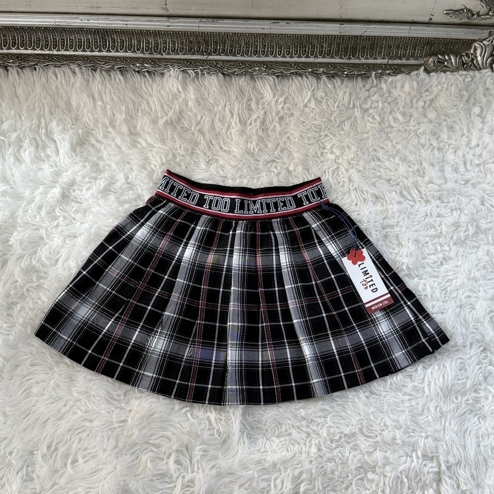 Limited Too Girls Plaid Skort Set. Size Medium (10). New.